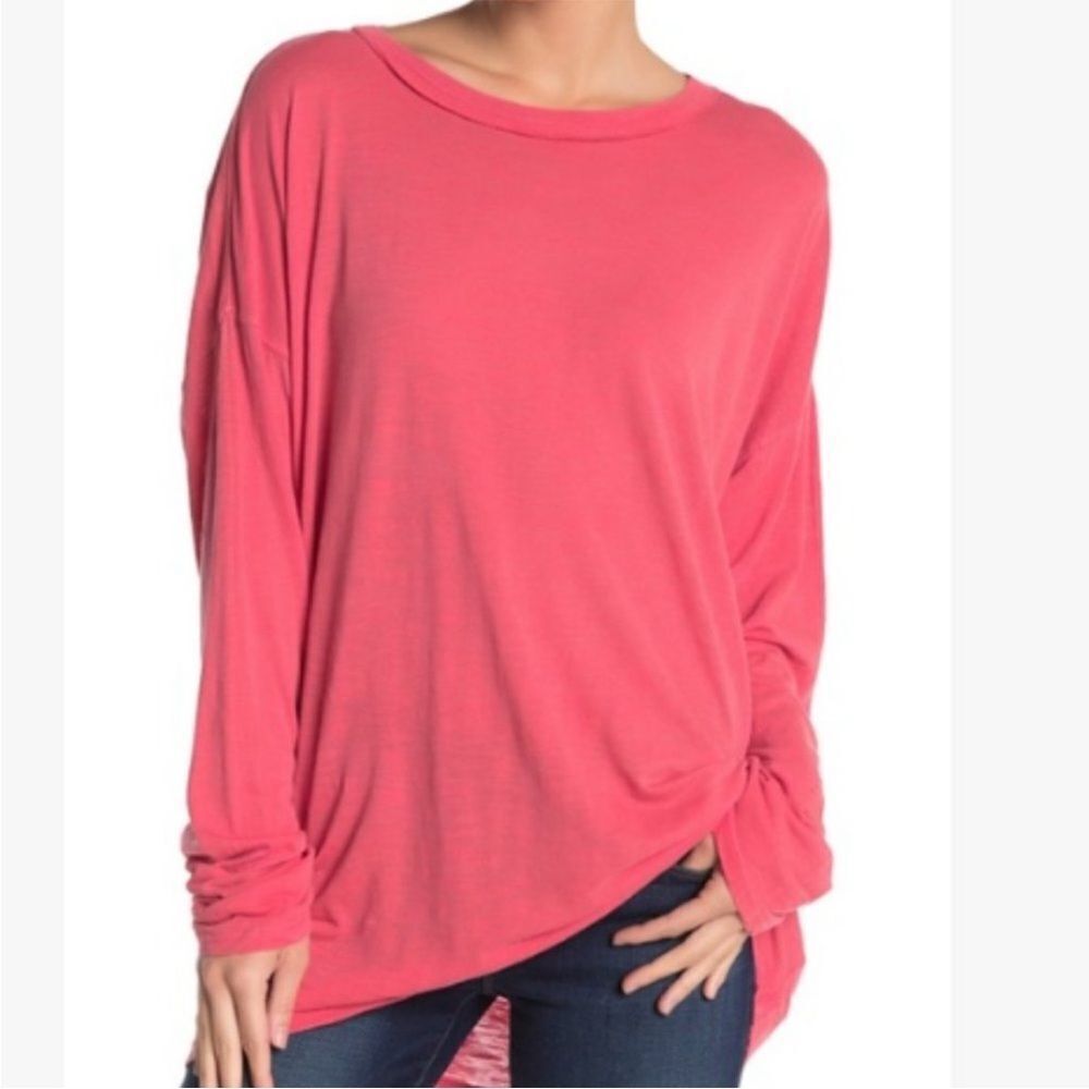 Free People Wander Long Sleeve Tunic Top S - Picture 2 of 8